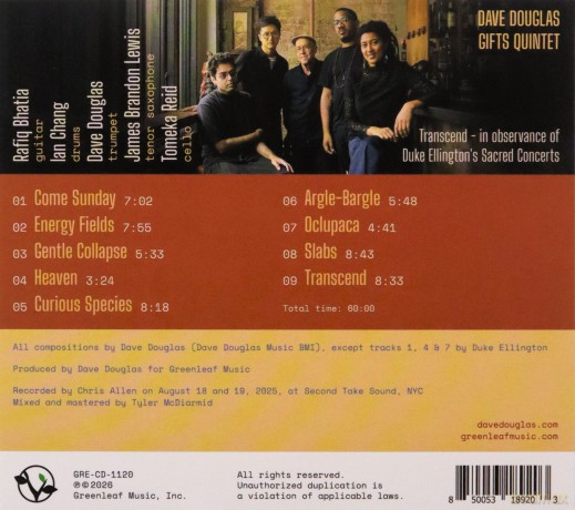 Dave Douglas: Transcend [CD]