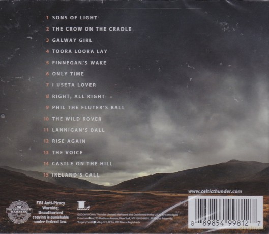 Celtic Thunder: X - 10 Year Celebration [CD]