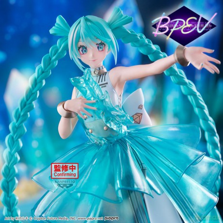 Banpresto Hatsune Miku Evolve Clearluxe - Hatsune Miku (Emerald Gem)
