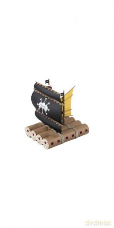 One Piece Grand Ship Collection Marshall D.Teachs Pirate Ship