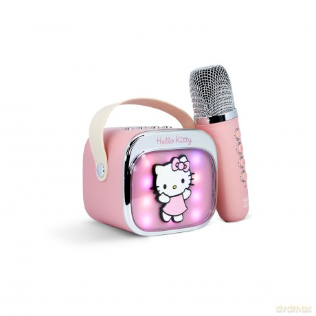 Otl Popsing Karaoke Microphone And Speaker With Led - Hello Kitty