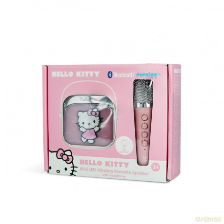 Otl Popsing Karaoke Microphone And Speaker With Led - Hello Kitty
