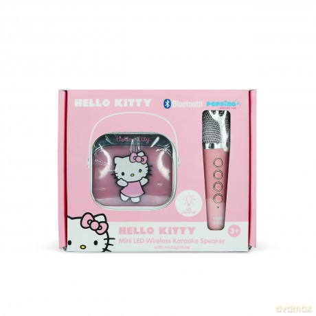 Otl Popsing Karaoke Microphone And Speaker With Led - Hello Kitty