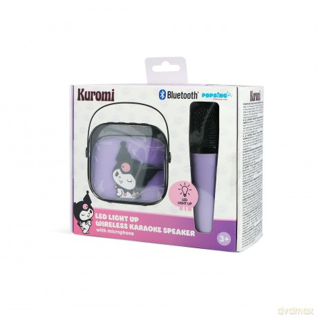 Otl Popsing Karaoke Microphone And Speaker With Led - Kuromi