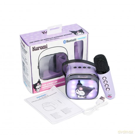 Otl Popsing Karaoke Microphone And Speaker With Led - Kuromi