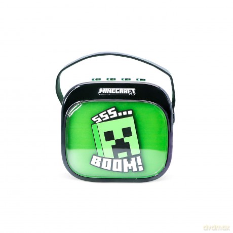 Otl Popsing Karaoke Microphone And Speaker With Led - Minecraft