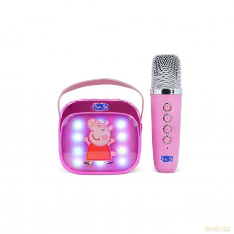Otl Popsing Karaoke Microphone And Speaker With Led - Peppa Pig