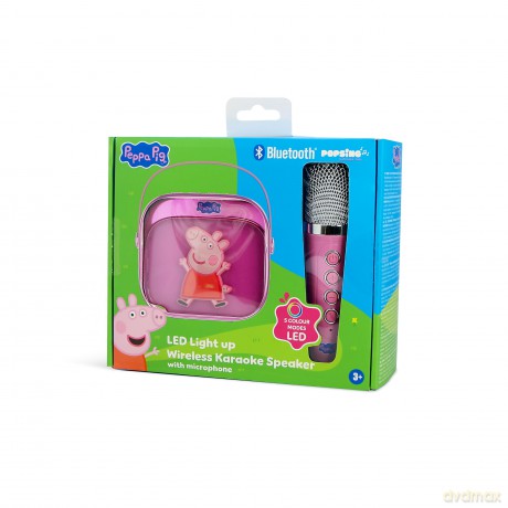 Otl Popsing Karaoke Microphone And Speaker With Led - Peppa Pig