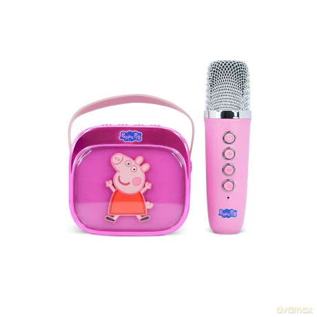 Otl Popsing Karaoke Microphone And Speaker With Led - Peppa Pig