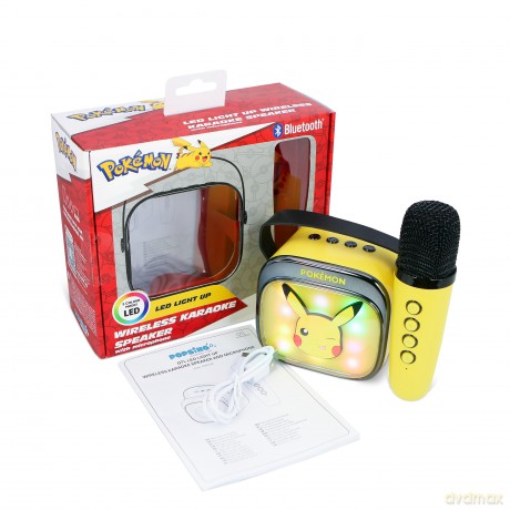 Otl Popsing Karaoke Microphone And Speaker With Led - Pokemon