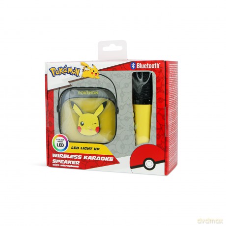 Otl Popsing Karaoke Microphone And Speaker With Led - Pokemon