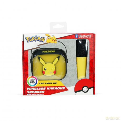 Otl Popsing Karaoke Microphone And Speaker With Led - Pokemon