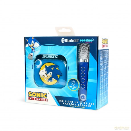 Otl Popsing Karaoke Microphone And Speaker With Led - Sonic