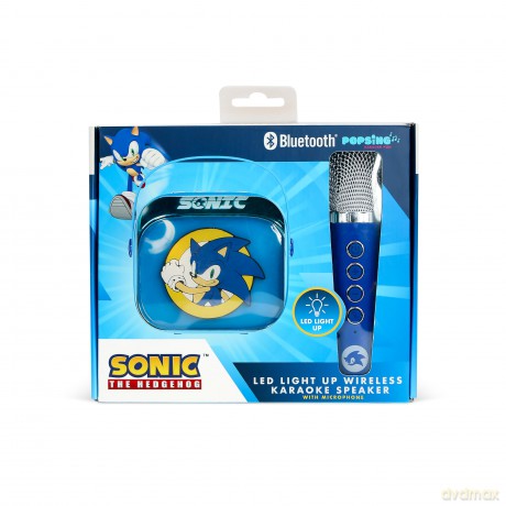 Otl Popsing Karaoke Microphone And Speaker With Led - Sonic
