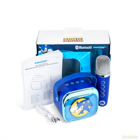 Otl Popsing Karaoke Microphone And Speaker With Led - Sonic