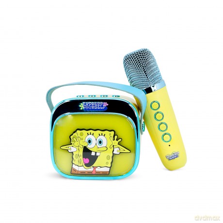 Otl Popsing Karaoke Microphone And Speaker With Led - Spongebob