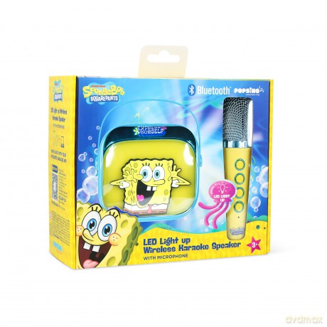 Otl Popsing Karaoke Microphone And Speaker With Led - Spongebob