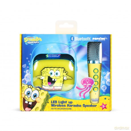 Otl Popsing Karaoke Microphone And Speaker With Led - Spongebob