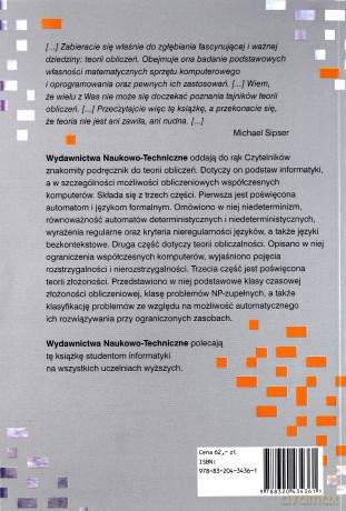 Wprowadzenie do teorii obliczeń [KSIĄŻKA]