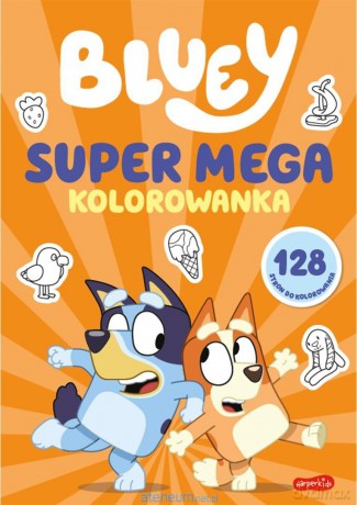 Bluey. Super mega kolorowanka [KSIĄŻKA]