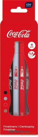 Cienkopisy 0,8mm Coca-Cola 4 kolory