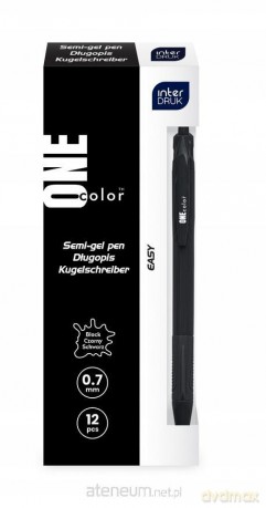Długopis automatyczny One Color czarny (12szt)