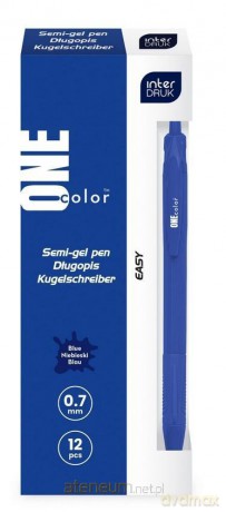 Długopis automatyczny One Color niebieski (12szt)