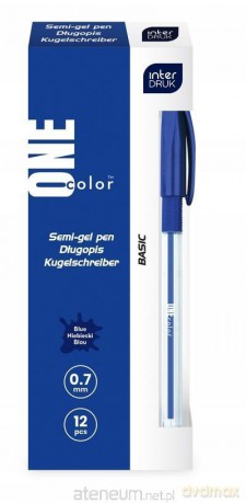 Długopis One Color niebieski (12szt)