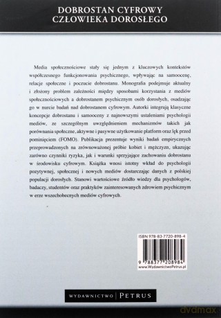 Dobrostan cyfrowy człowieka dorosłego - Malwina Dankiewicz, Agnieszka Knutelska [KSIĄŻKA]