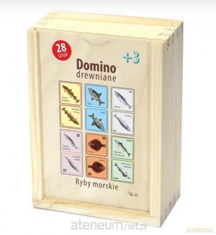 Domino drewniane Ryby Morskie