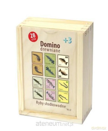 Domino drewniane Ryby Słodkowodne