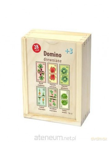Domino drewniane Warzywa