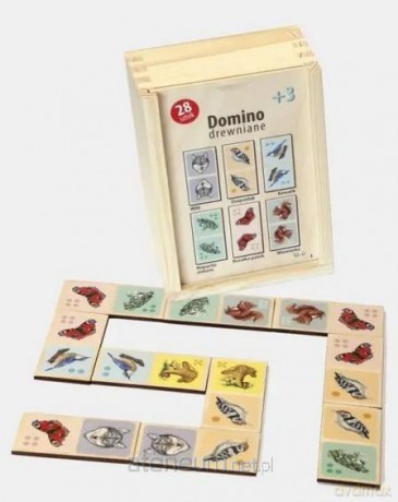 Domino drewniane Zwierzęta