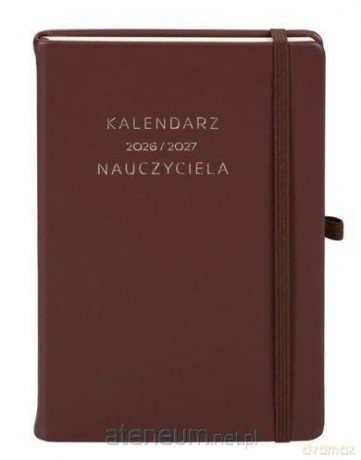 Kalendarz Nauczyciela 2026/27 A5 Brązowy [KALENDARZ]