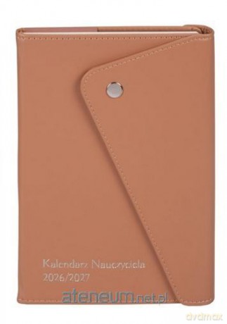 Kalendarz Nauczyciela 2026/27 A5 Brązowy zapinany [KALENDARZ]