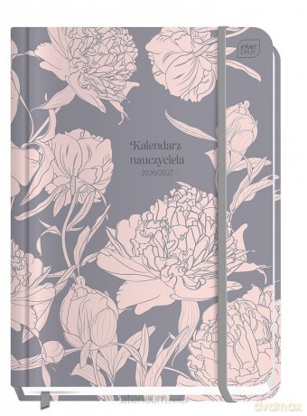 Kalendarz nauczyciela 2026/27 B5 Peony [KALENDARZ]