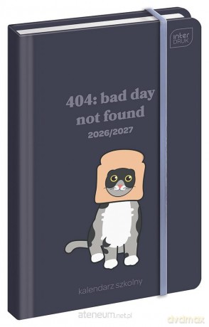 Kalendarz szkolny 2026/27 A6 Funny Cat [KALENDARZ]