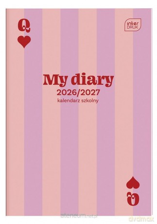 Kalendarz szkolny 2026/27 B6 Pink Card [KALENDARZ]
