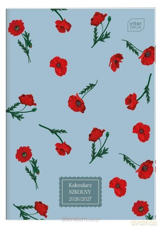 Kalendarz szkolny 2026/27 B6 Poppies [KALENDARZ]