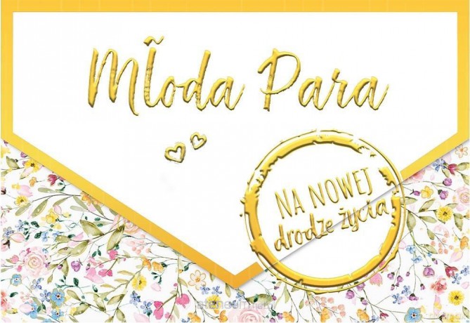 Karnet A5 Koperta Ślub Kwiatowa