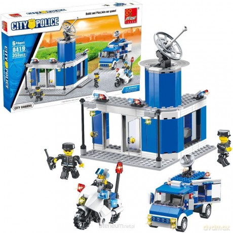Klocki posterunek policji 355el [KLOCKI]