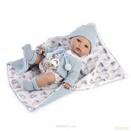 Lalka hiszpańska bobas Coral Baby chłopczyk 30cm