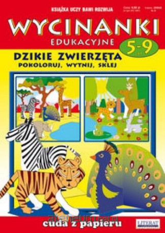 Wycinanki edukacyjne Dzikie zwierzęta [KSIĄŻKA]