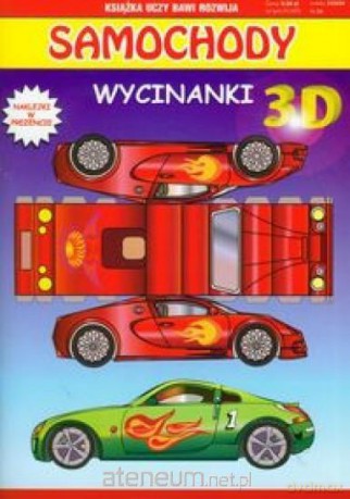 Wycinanki Samochody 3D [KSIĄŻKA]