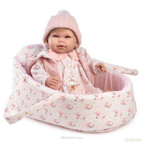 Lalka hiszpańska w nosidełku Daniela 42cm