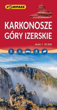 Mapa Turystyczna - Karkonosze, Góry Izerskie 1:35 000