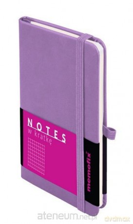 Notes memofix B6 kratka Liliowy