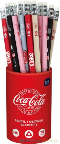 Ołówek HB z gumką Coca-Cola (36szt)