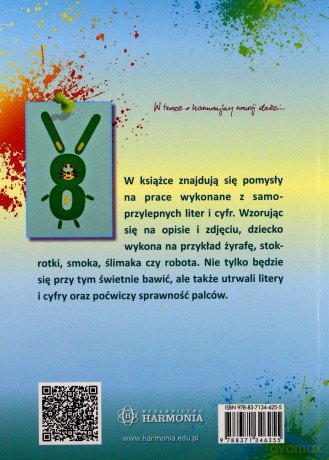 Wyklejanki literkowo- cyferkowe [KSIĄŻKA]