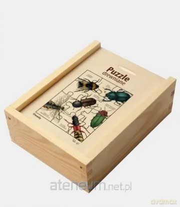 Puzzle drewniane Owady